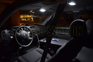 LED Interior Map Dome Lights For Chevy Silverado Ext / Crew Cab 07-12
