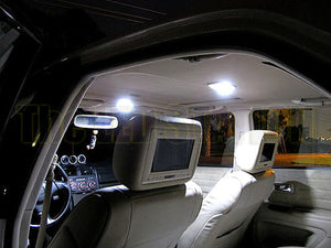 White LED Interior Dome, Map, Trunk And License Plate Lights Kit For Lexus IS300 Sedan