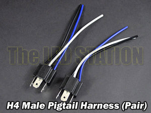H4 / 9003 Male Pigtails Harness (Pair)