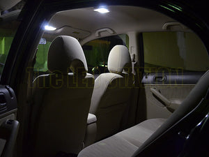 White LED Interior Map Dome Cargo Lights For 01-03 Civic LX DX Sedan