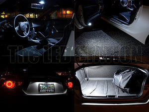 White LED Interior, Dome, Door, Trunk And License Plate Lights Package for 86, BRZ & FR-S (6 pc kit)