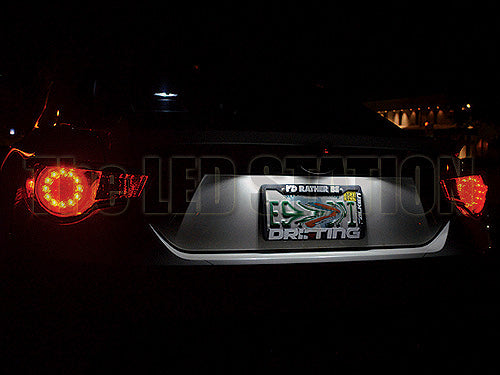 White LED Interior, Dome, Door, Trunk And License Plate Lights Package for 86, BRZ & FR-S (6 pc kit)