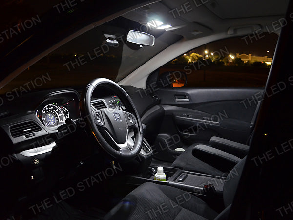 White SMD LED Interior and License Plate Lights Package For 2012-2016 Honda CRV