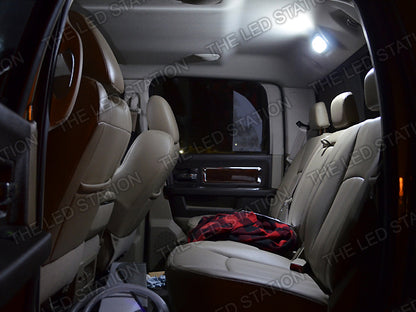 White SMD LED Interior Cargo and License Lights Package For 09-13 RAM 2500