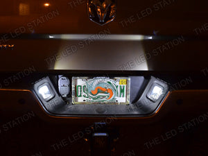 White SMD LED Interior Cargo and License Lights Package For 09-13 RAM 2500