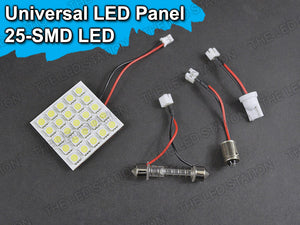 25-SMD LED Interior Dome Light Panel (White) Universal Fitment