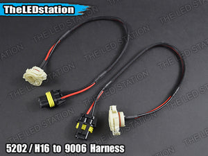 5202 to 9006 Headlight Conversion / HID Harness (Pair)