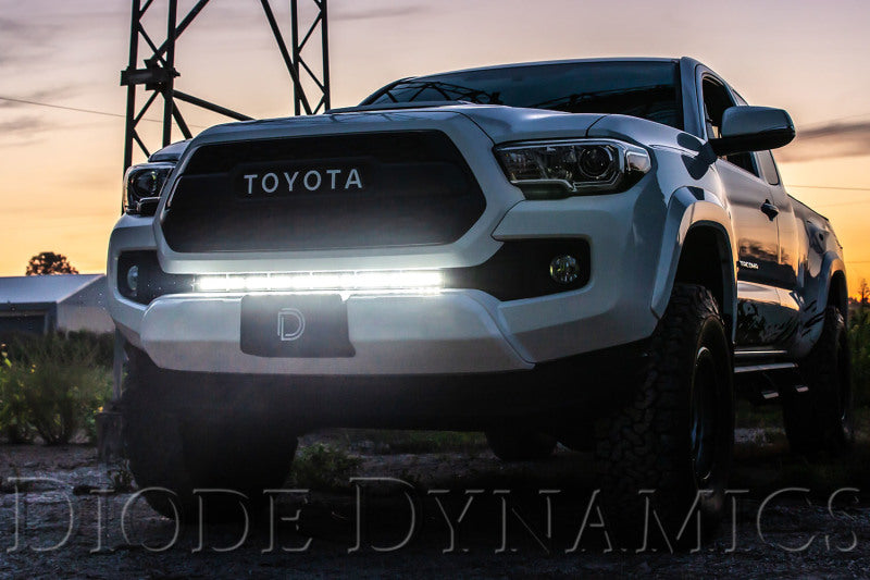 Diode Dynamics 16-21 Toyota Tacoma SS30 Stealth Lightbar Kit - White Driving