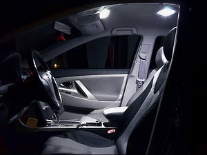 White LED Interior Lights Trunk License Plate Lights Kit for Camry 2007-2011 (8 pcs kit)