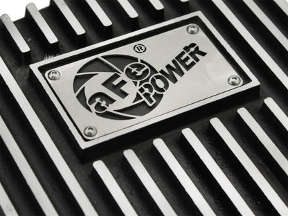 aFe Power Transmission Pan Black Machined 09-14 Ford 6R80 F-150 Trucks