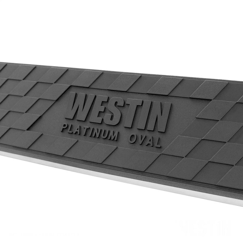 Westin 2015-2018 Ford F-150 SuperCrew Platinum 4 Oval Nerf Step Bars - Black