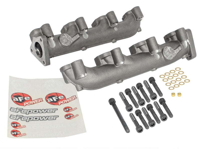 aFe Power BladeRunner Ported Ductile Iron Exhaust Manifold 01-16 GM Diesel Trucks V8-6.6L (td)