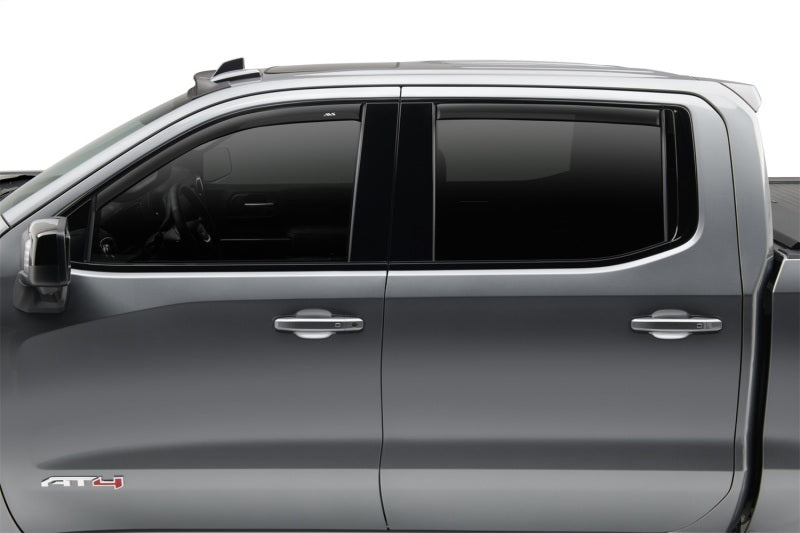 AVS 04-14 Ford F-150 Supercab Ventvisor Low Profile Window Deflectors 4pc - Matte Black