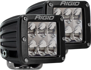 Rigid Industries 3" x 3" Surface Mount D-Series PRO Specter Driving Black Lights - Pair
