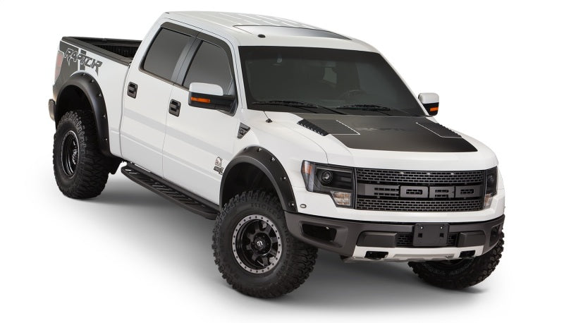 Bushwacker 10-14 Ford F-150 SVT Raptor Pocket Style Flares 4pc - Black