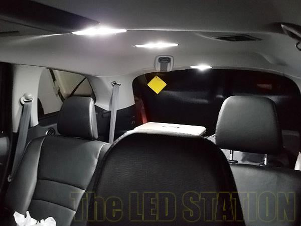 White LED Interior Map, Dome, Cargo And Visors Lights Kit For 16-18 Honda Pilot