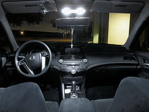 White SMD LED Interior Lights For 08-12 Accord Sedan