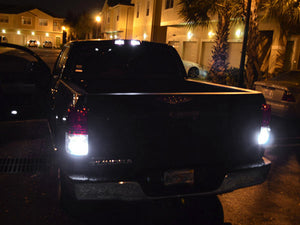 White LED Interior Lights Kit For Tundra 14-18 Access / Double Cab (Interior, Vanity, License, Cargo, Reverse)