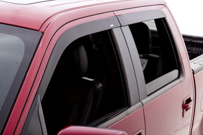 AVS 04-14 Ford F-150 Supercab Ventvisor Low Profile Window Deflectors 4pc - Matte Black