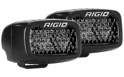 Rigid Industries SR-M Series PRO Midnight Edition - Spot - Diffused - Pair