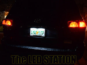 White LED Interior Mid/3rd Row Dome, Map, Door, Courtesy, Cargo And License Plate Lights Kit For 07-17 Toyota Sequoia