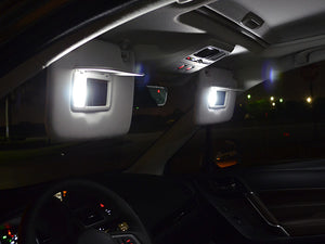 White LED Interior Map, Dome, Visors, Door, Trunk And License Plate Lights Kit For 14-18 Subaru Forester